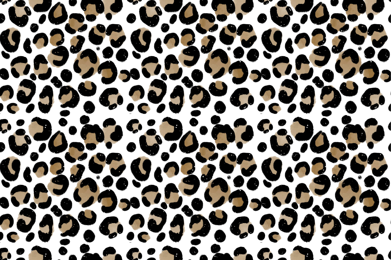 Tischset textur mit leopardenmuster - TenStickers