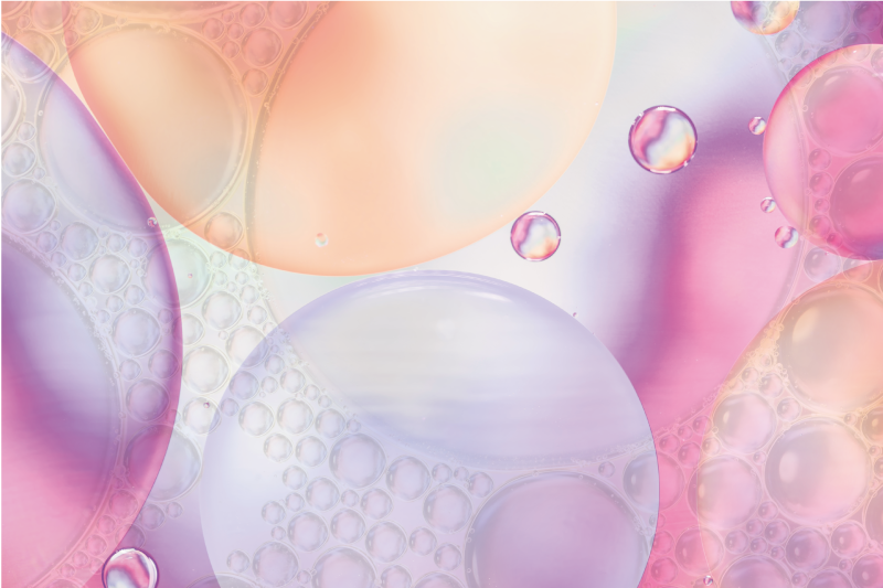 Tischset textur sprudelnde bunte oberfläche - TenStickers