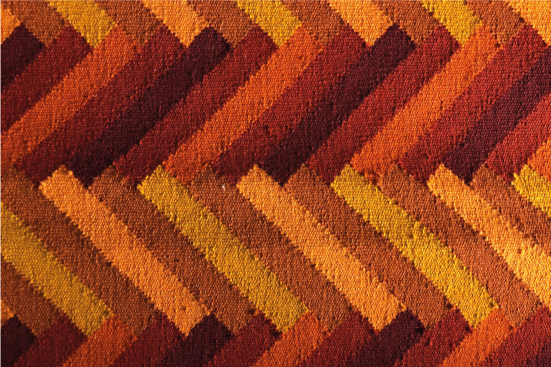 Tischset textur mit lebhaftem geometrischen muster - TenStickers