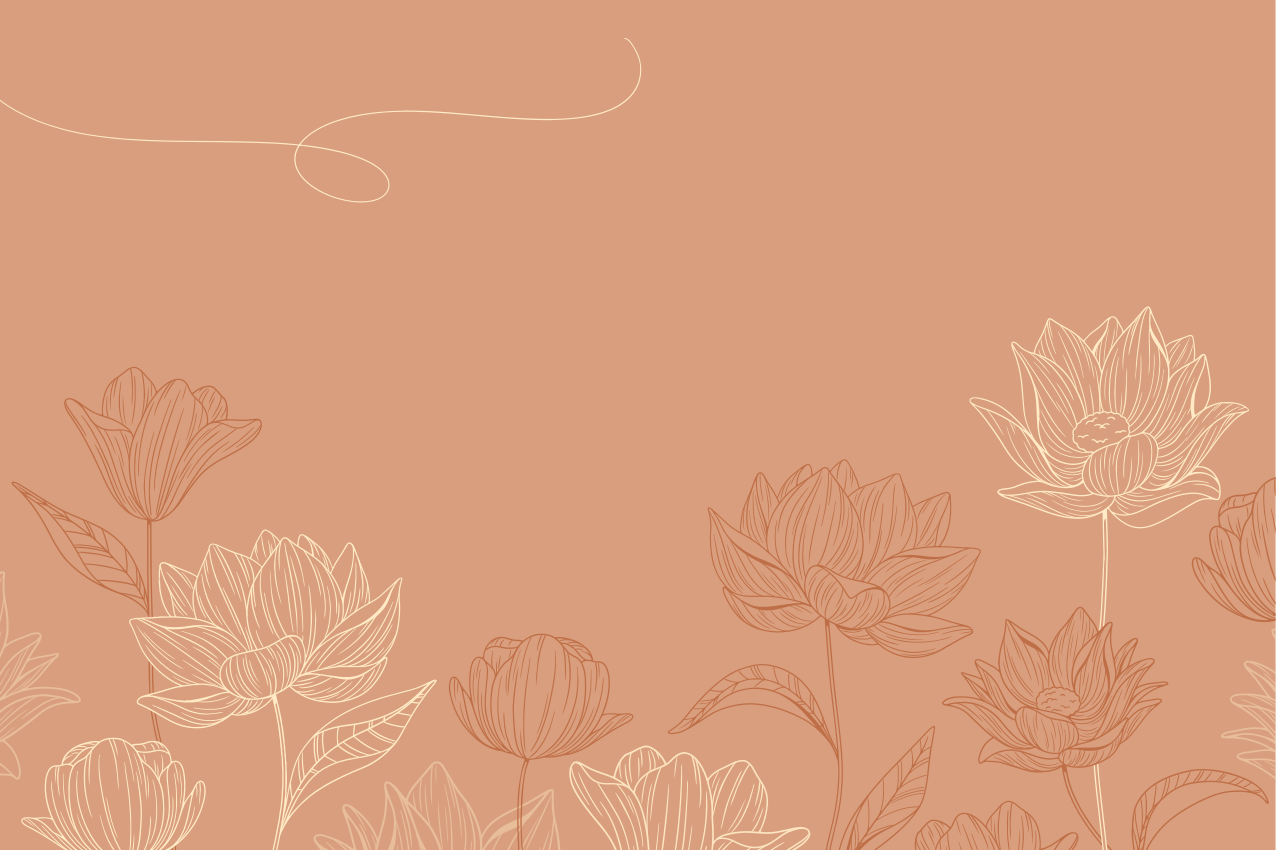 Tischsets originell blumiges teearrangement - TenStickers