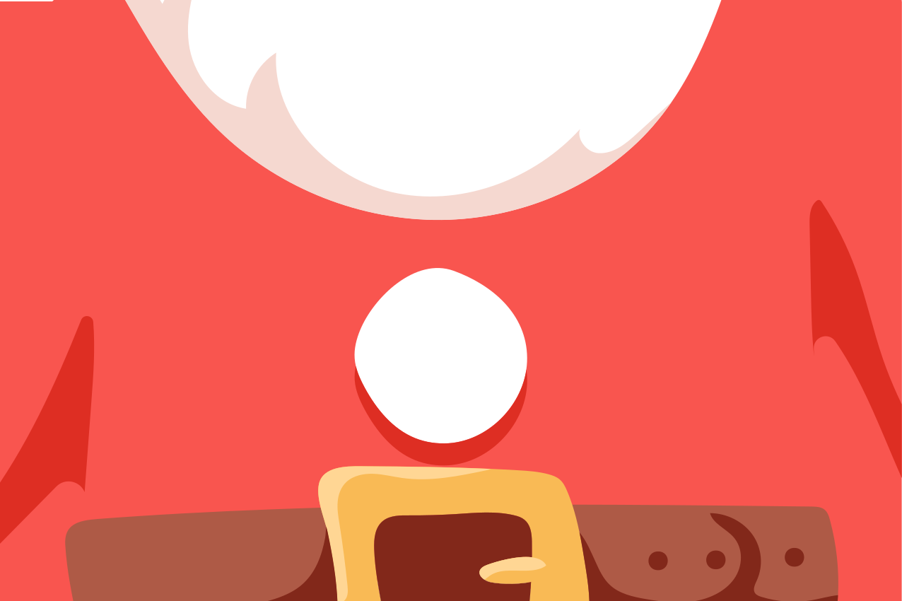 Tischset weihnachten und weihnachtsmann t-shirt - TenStickers