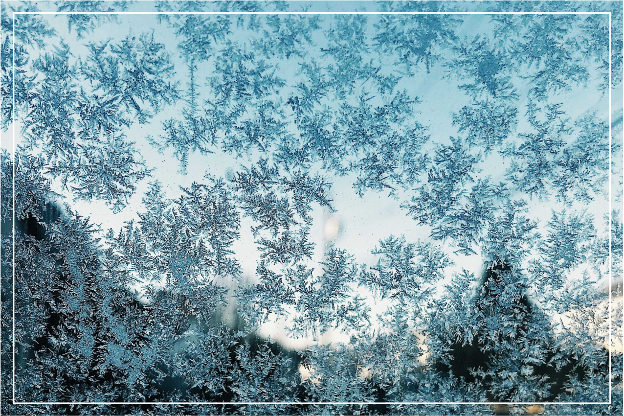 Tischset Weihnachten Elegante schneeflocken - TenStickers