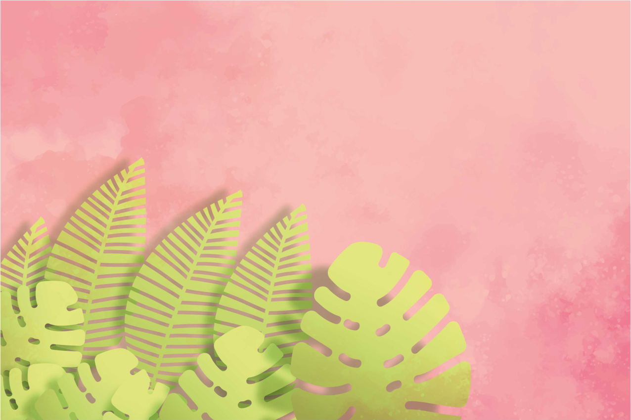 Tischsets originell mit botanischer blattanordnung - TenStickers