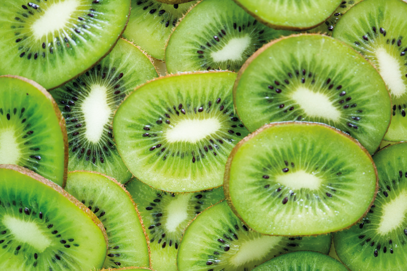Tischset textur frische kiwi scheiben - TenStickers