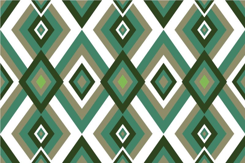 Tischset modern geometrisches design arrangement - TenStickers