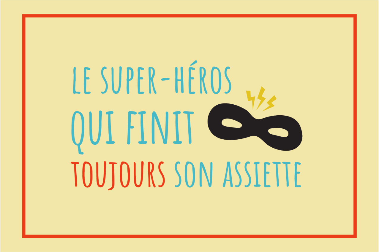 Tischset kinder mit superhelden teller inspiration - TenStickers