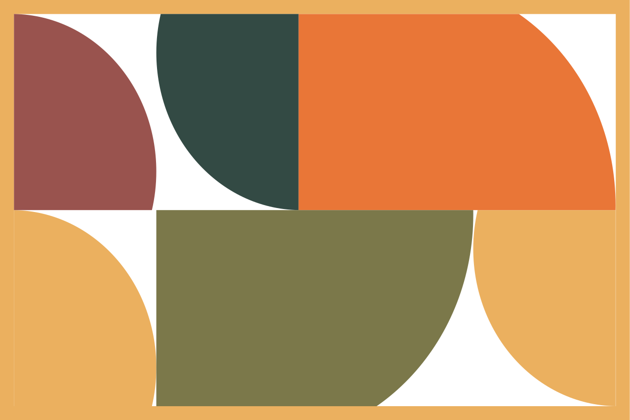 Tischsets originell Abstrakte geometrische kunst - TenStickers