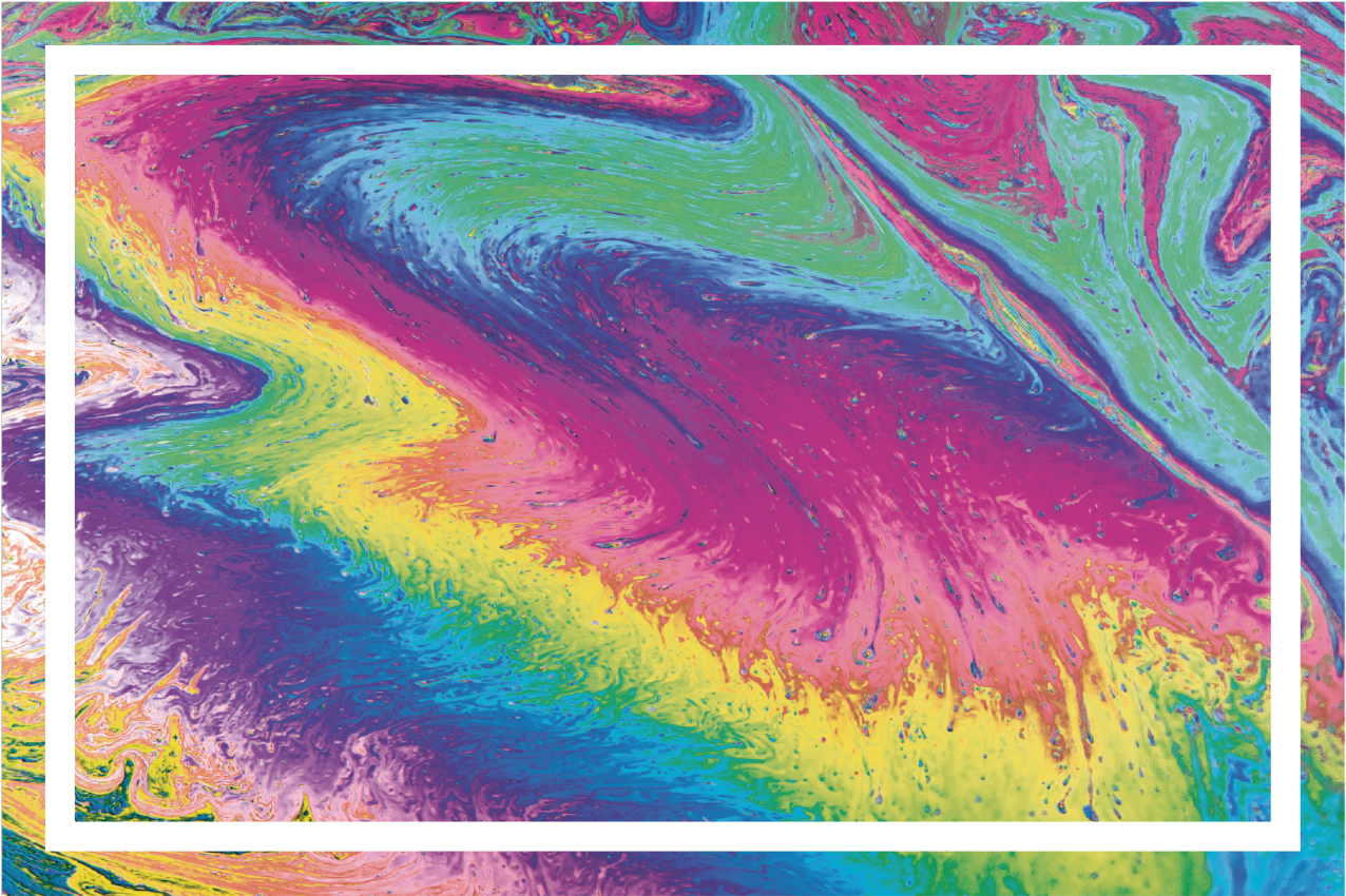 Tischsets originell lebhaftes abstraktes muster - TenStickers