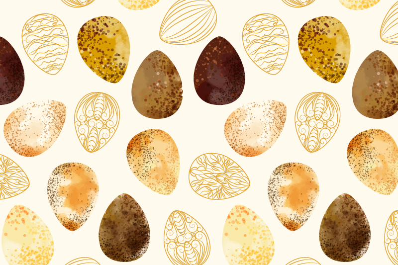 Tischsets originell mit elegantem eimuster - TenStickers