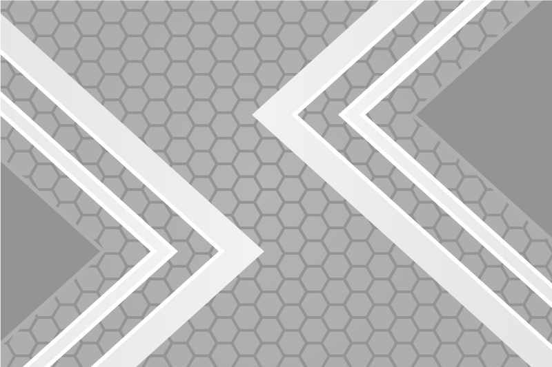 Tischset modern mit geometrischen musterakzenten - TenStickers