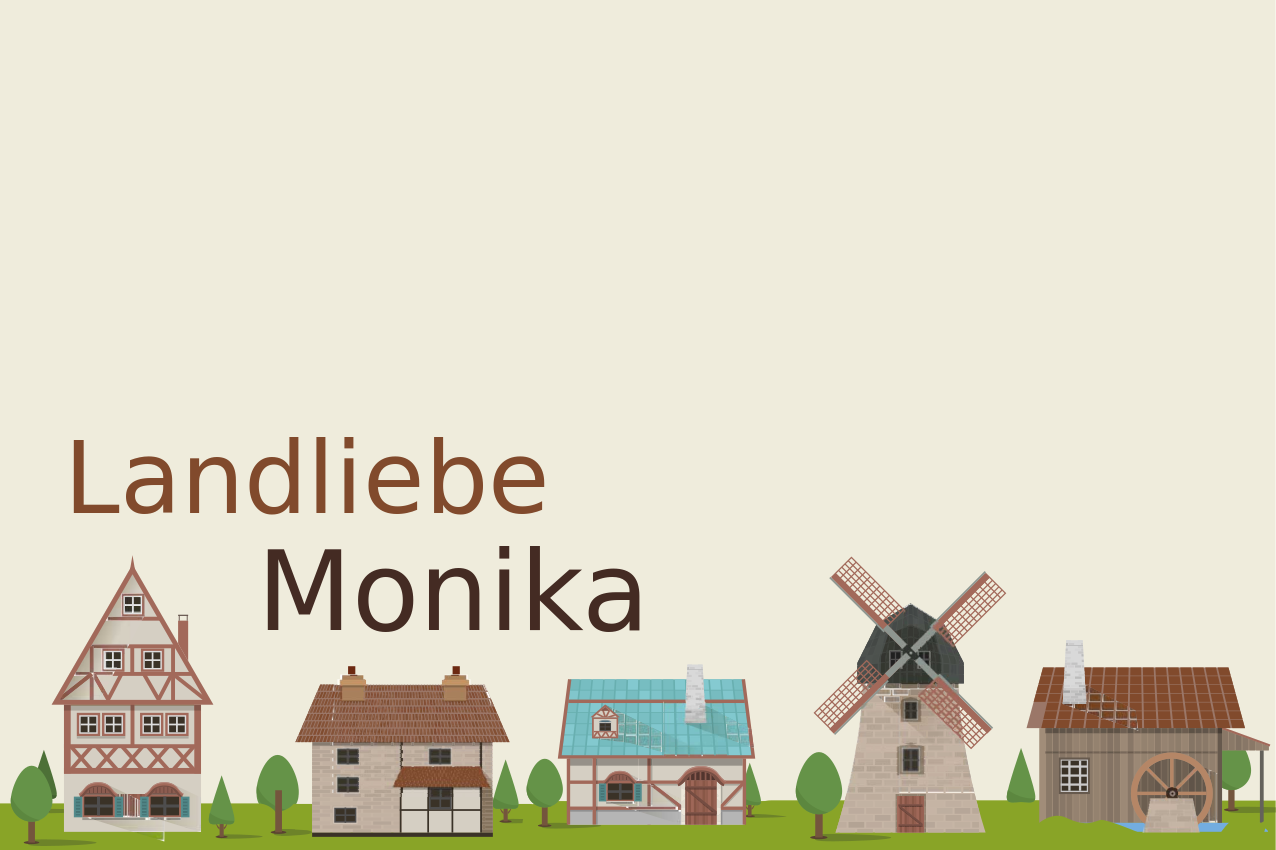 Tischset Text Personalisierte landliebe - TenStickers