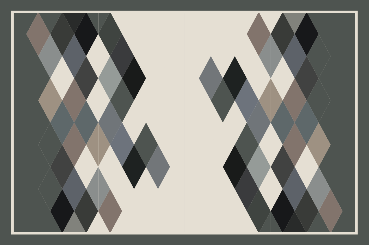 Tischset modern geometrisches muster oberfläche - TenStickers