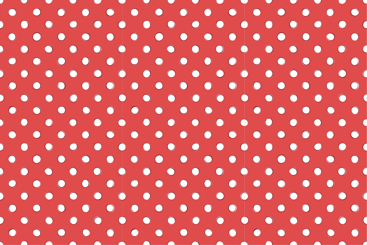 Tischsets originell mit punkten design - TenStickers