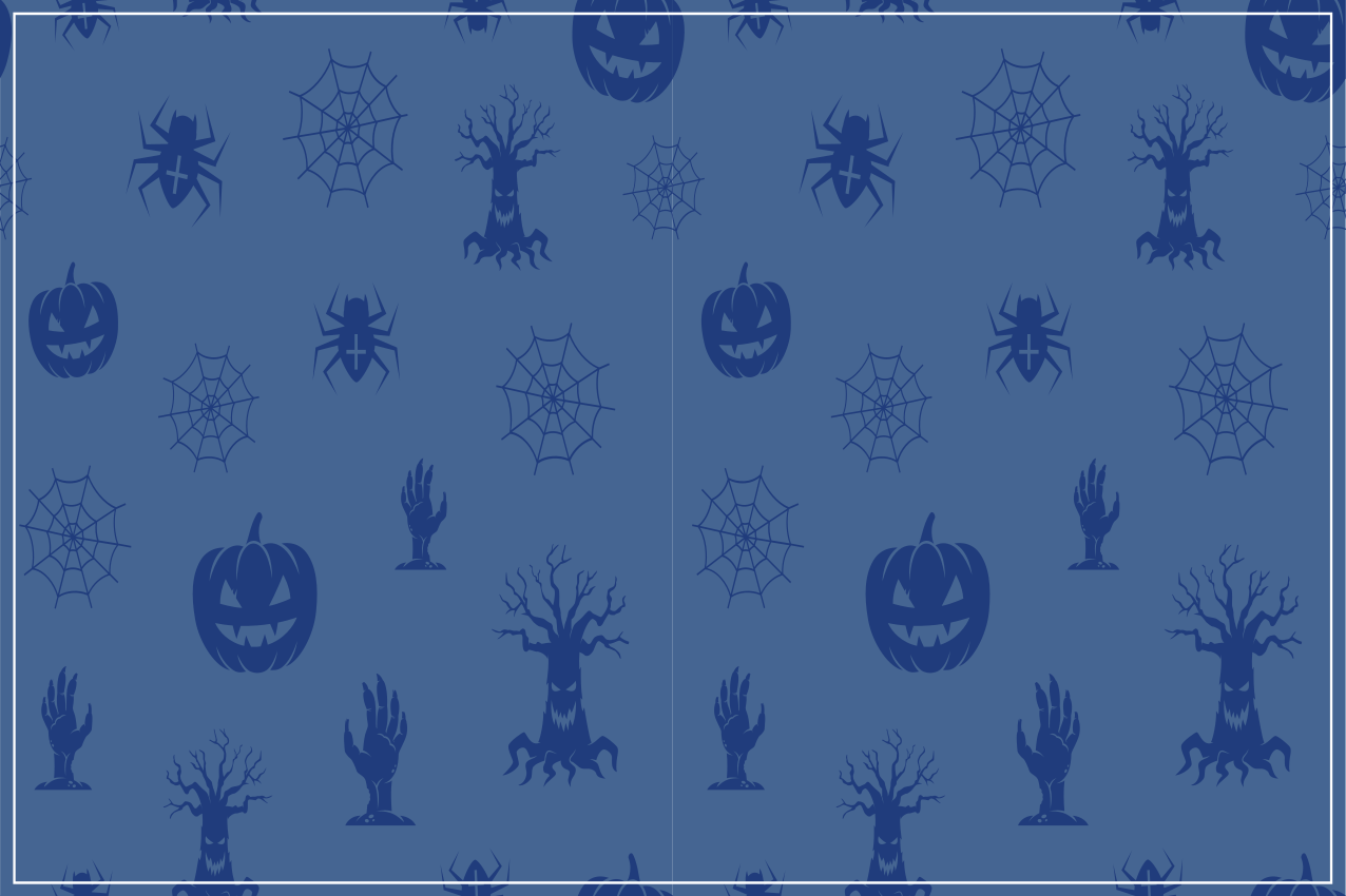 Tischset halloween gruseliges dekor - TenStickers