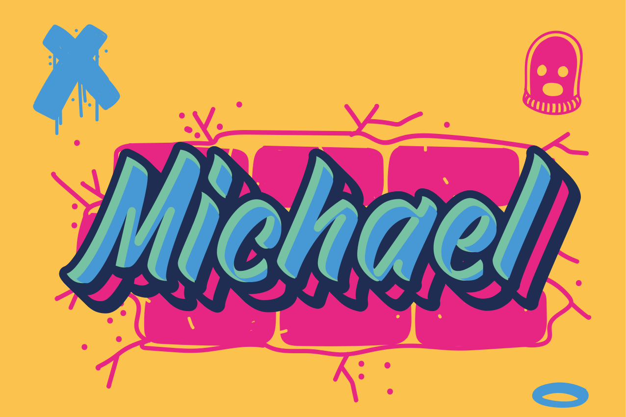 Tischset mit namen für eine starke namenspräsentation - TenStickers