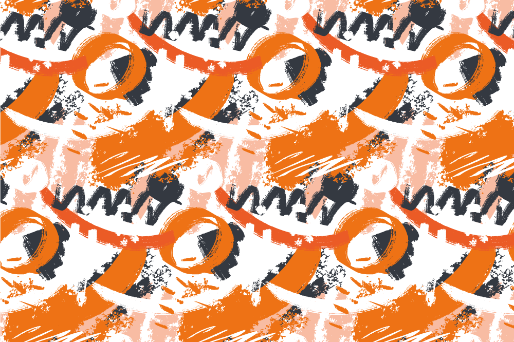 Tischset textur buntes abstraktes muster - TenStickers