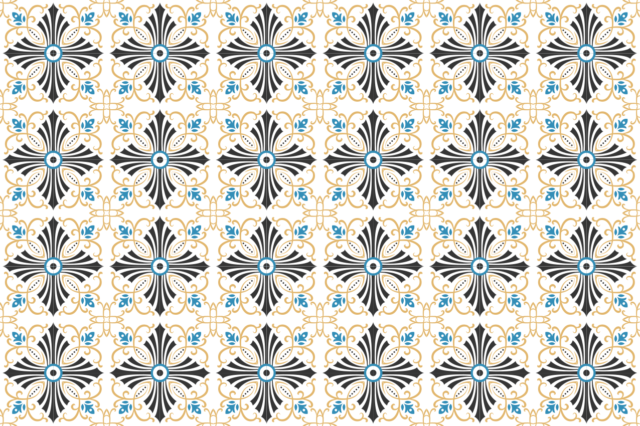 Tischsets originell schalen in lebhaftem purpur - TenStickers