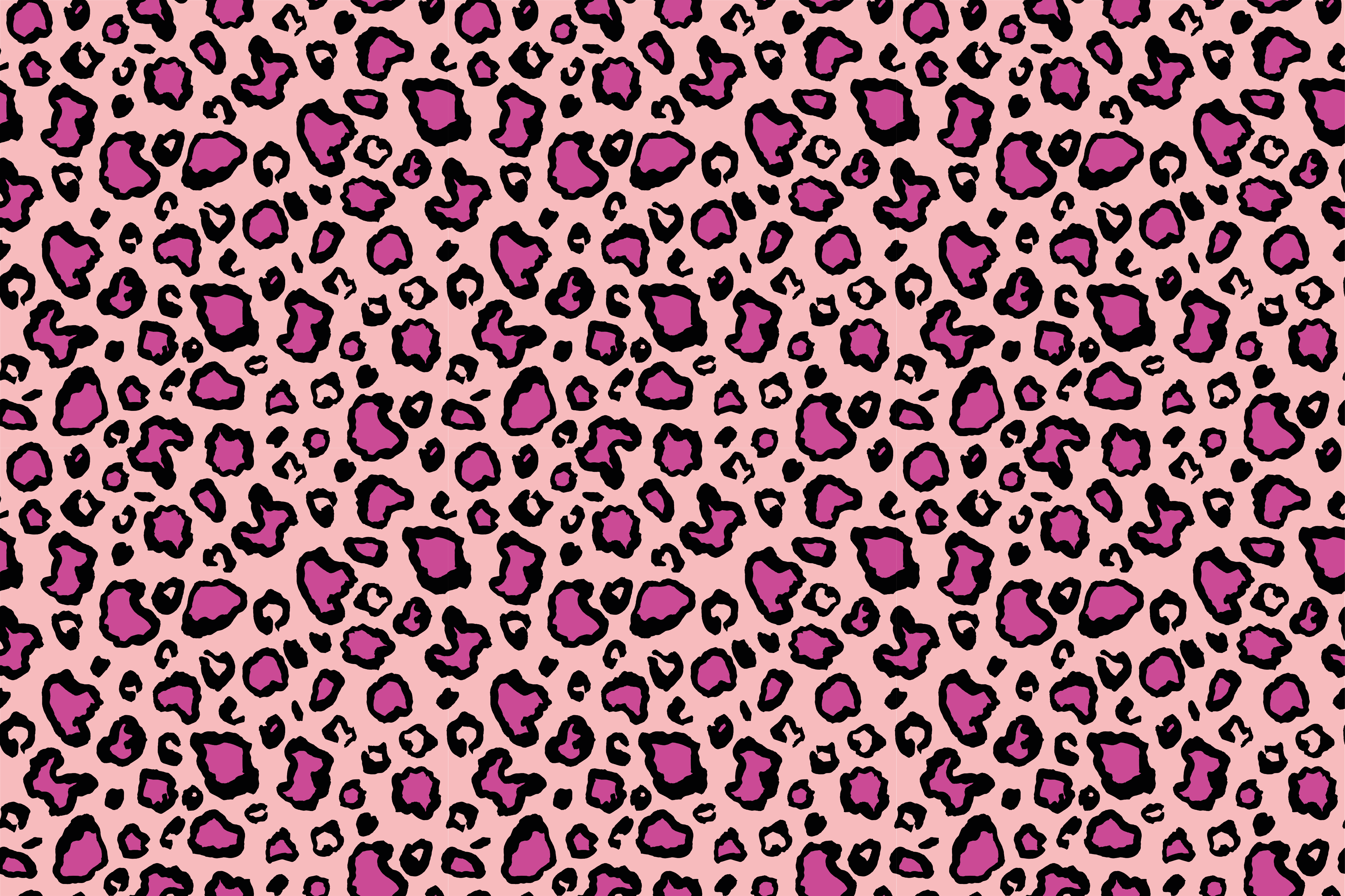 Tischsets originell im pinken leopardenmuster - TenStickers