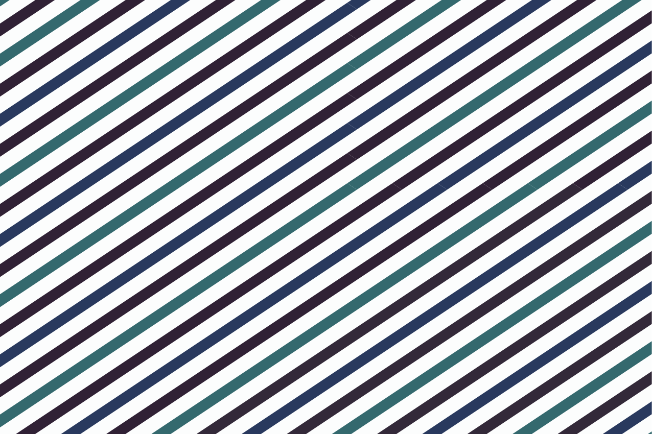 Tischset modern Blaue diagonale Streifen - TenStickers