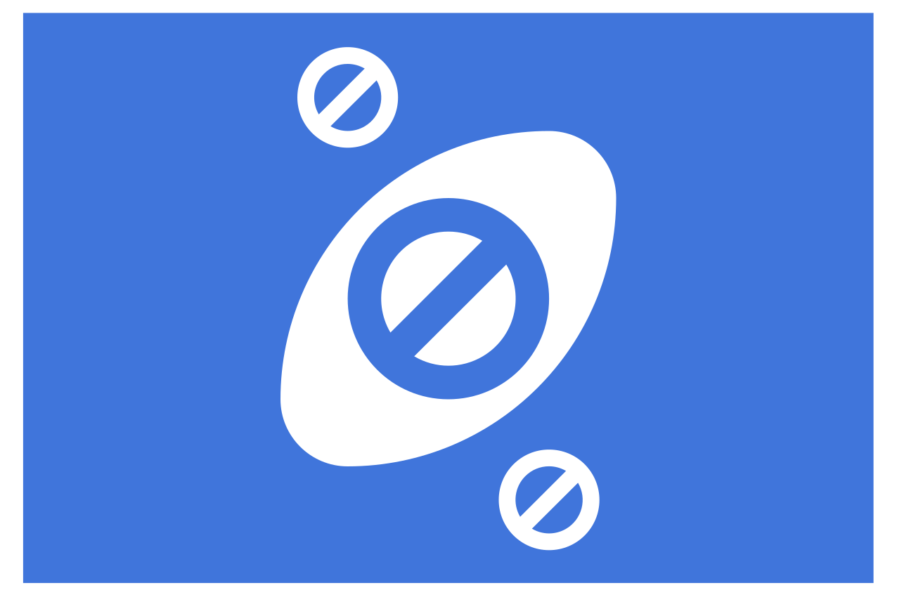 Tischset modern mit minimalistischen blauen akzenten - TenStickers