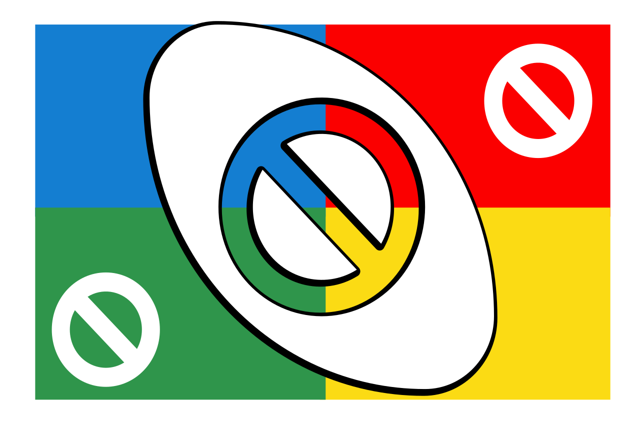 Tischset modern mit bunten abstrakten formen - TenStickers