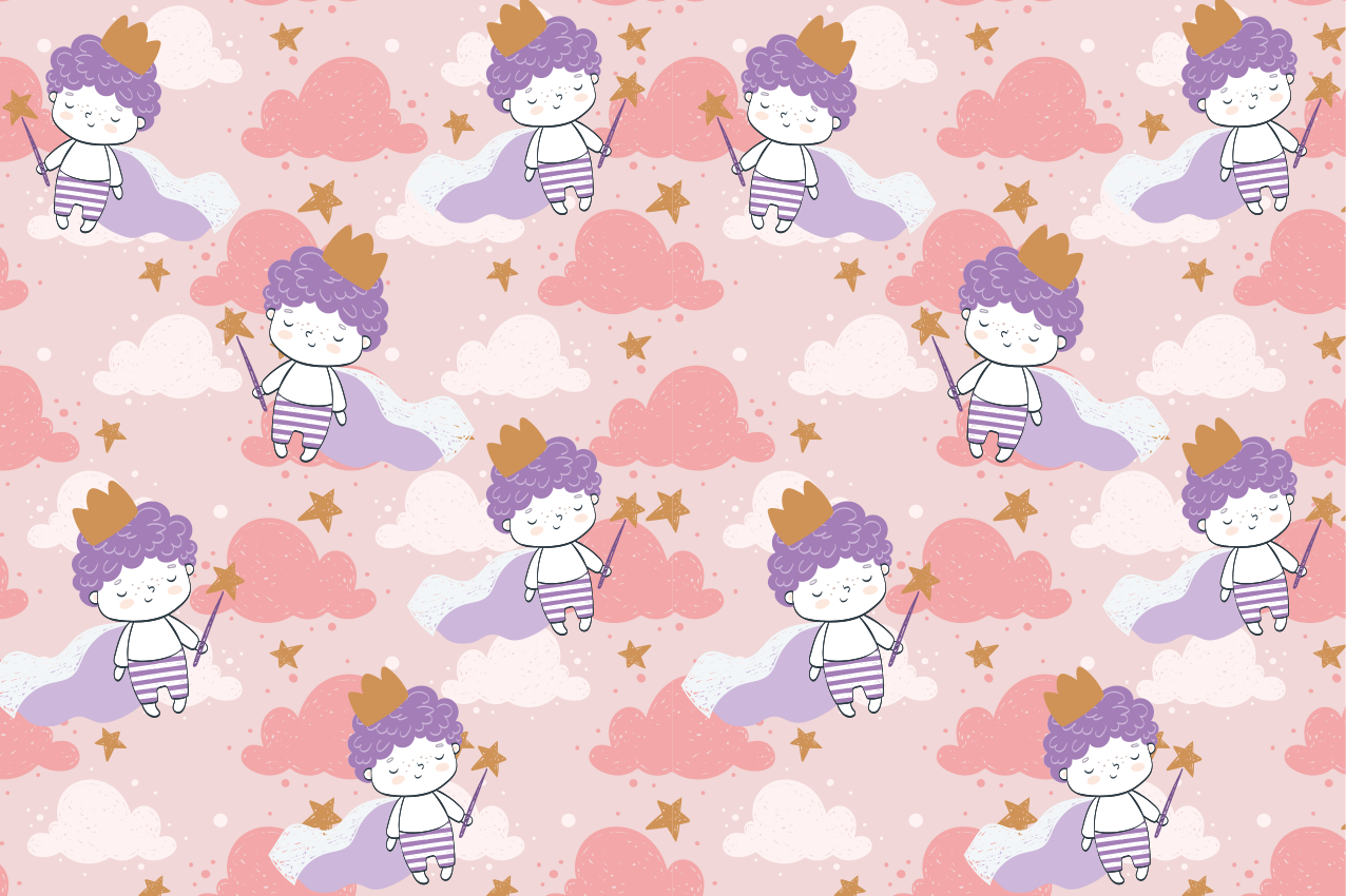 Tischset kinder mit niedlichen animationen - TenStickers