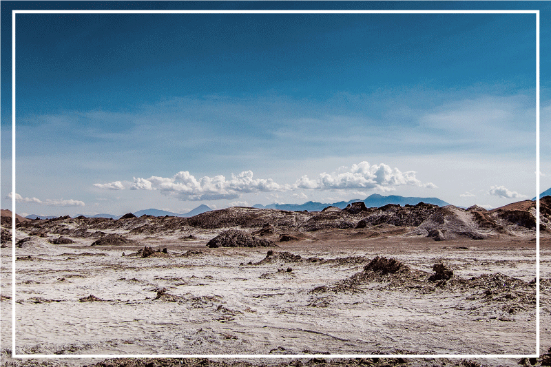 Tischset modern wüstenlandschaft szene - TenStickers