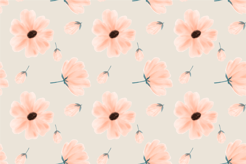 Tischsets originell florales tischarrangement - TenStickers