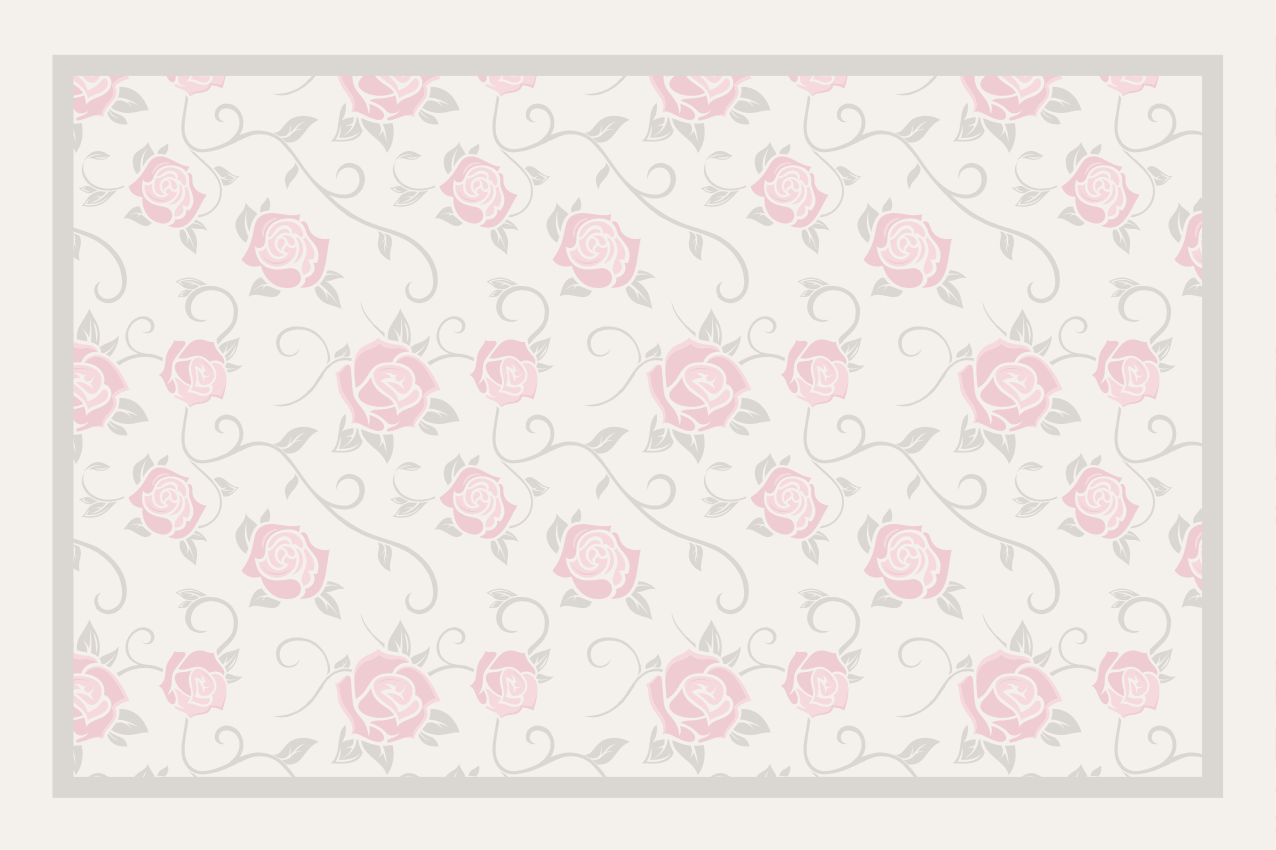 Tischset elegant Kleine blumen im vintage-stil - TenStickers