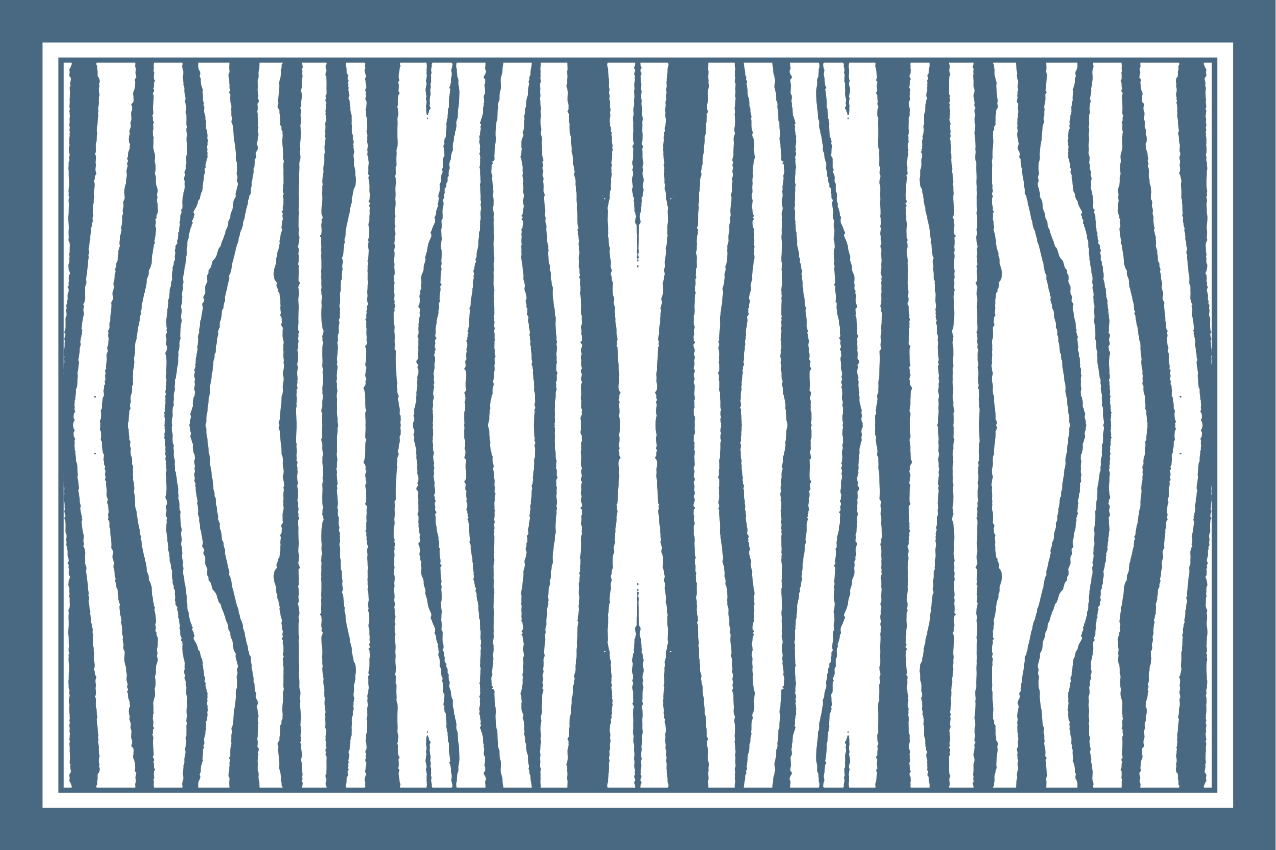 Tischset textur mit zebra-streifen-muster - TenStickers