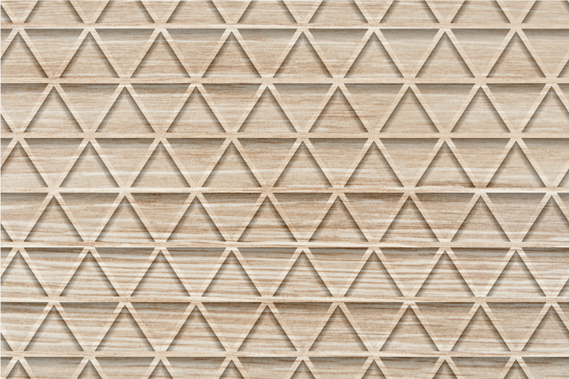 Tischset textur mit geometrischem motiv - TenStickers