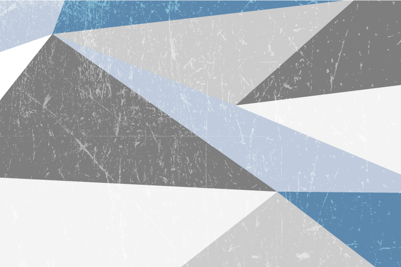 Tischset modern mit geometrischen winkelmustern - TenStickers