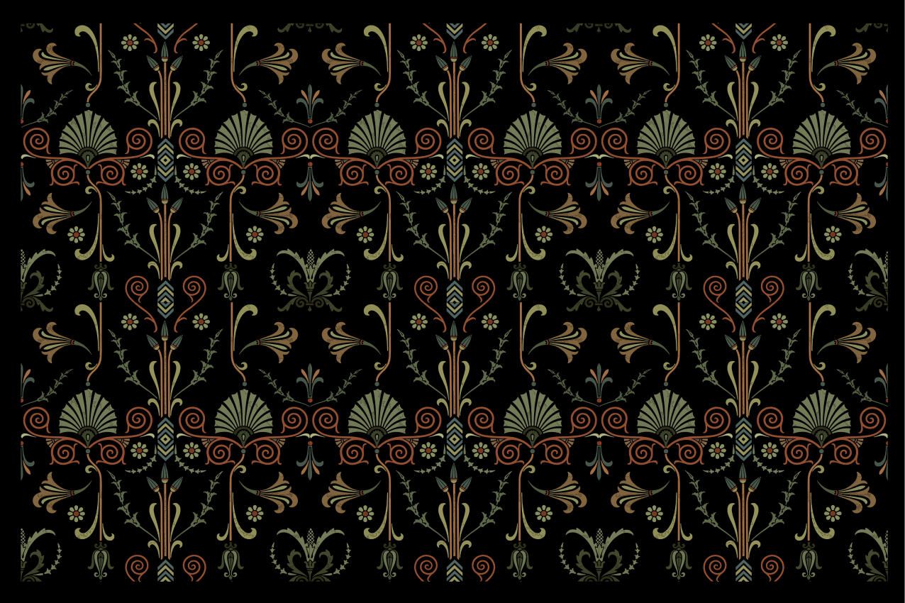 Tischset textur mit floralem strukturfinish - TenStickers