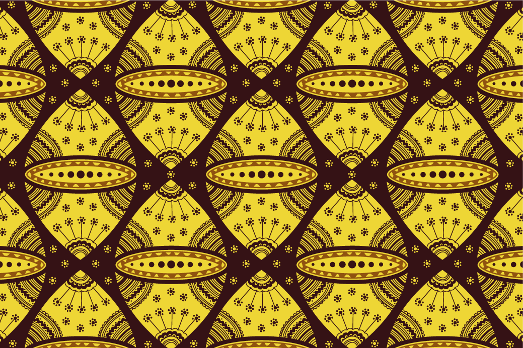 Tischset textur mit komplexem geometrischen muster - TenStickers