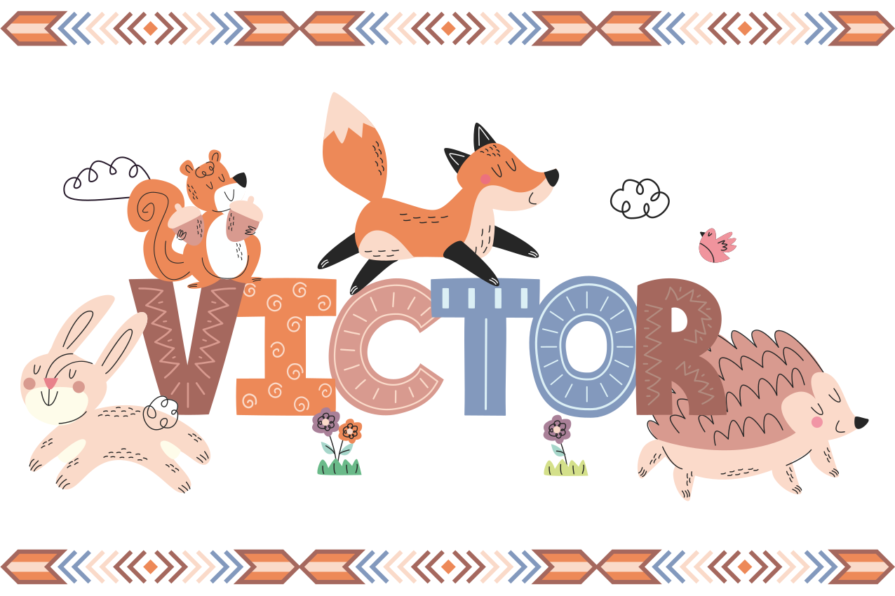 Tischset kinder tierfreunde versammlung - TenStickers