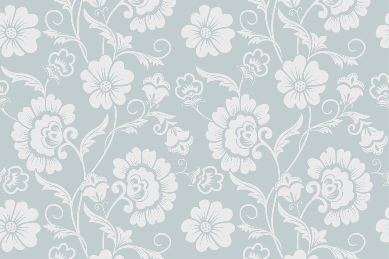 Tischset textur mit floralem motiv arrangement - TenStickers