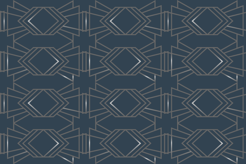 Tischset modern mit elegantem geometrischen design - TenStickers