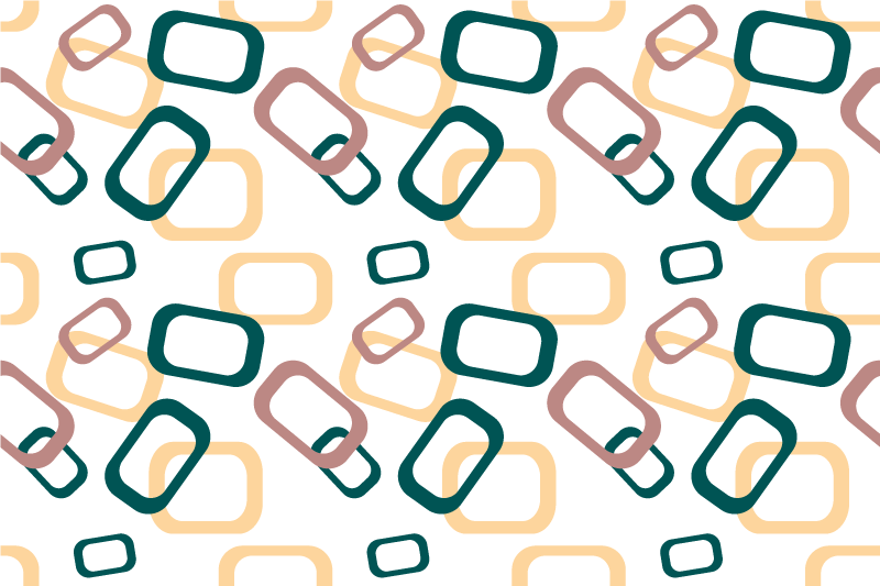 Tischsets originell Abstrakte unregelmäßige formen - TenStickers