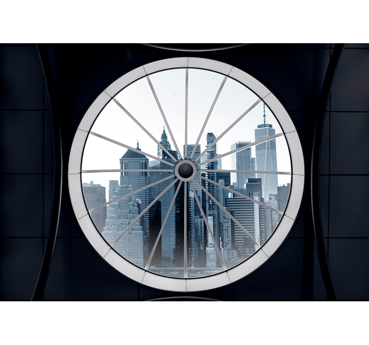 Fototapete 3D urbane perspektiven - TenStickers