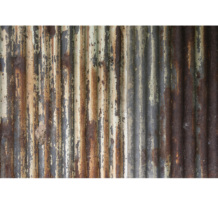 Fototapeten Muster rustikale eleganz aus metall - TenStickers