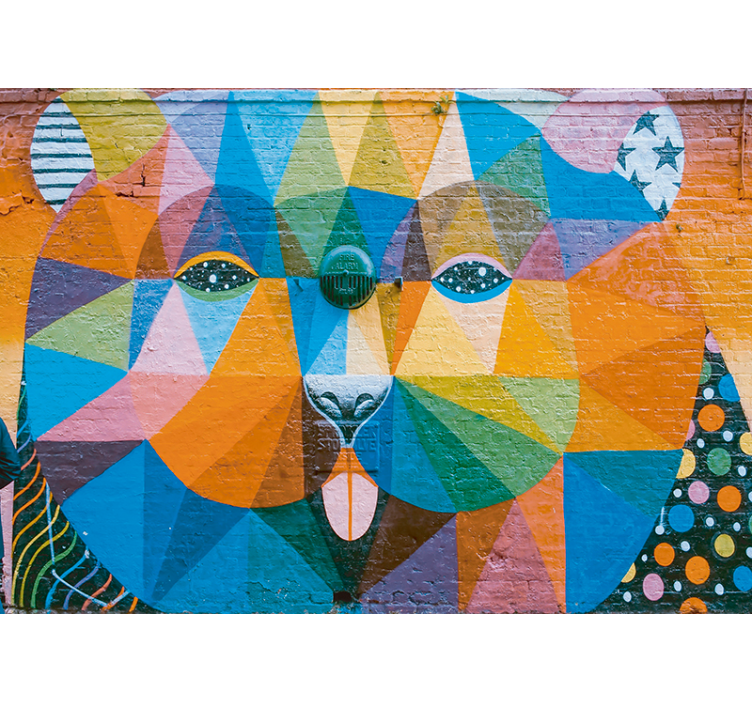 Tribal Graffiti Urban Art Fototapete - TenStickers