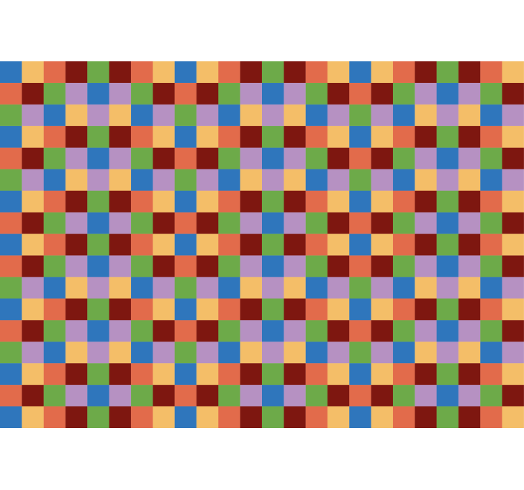 Fototapete abstrakt buntes gittermuster - TenStickers