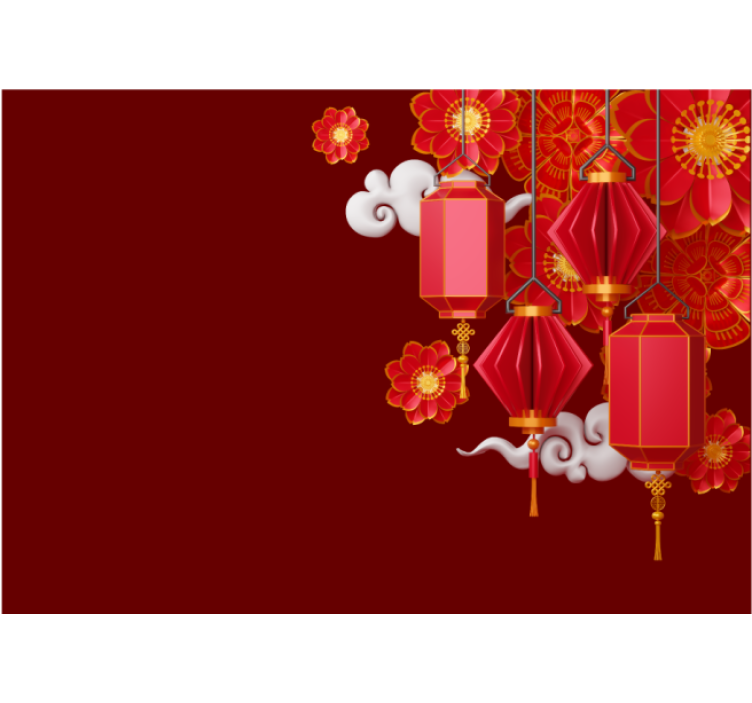 Fototapete 3D 3d-effekt der chinesischen wand - TenStickers