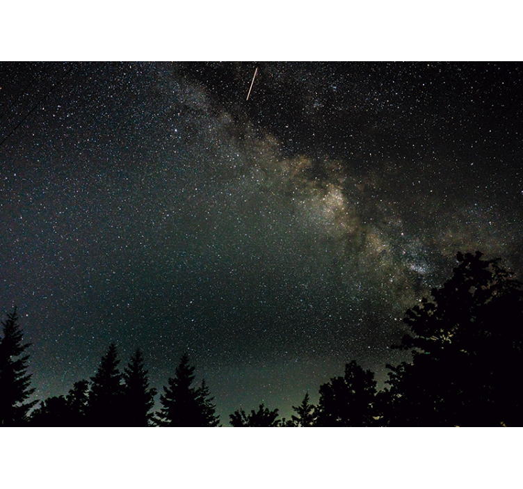 Fototapete Weltraum himmlische nachtlandschaft - TenStickers