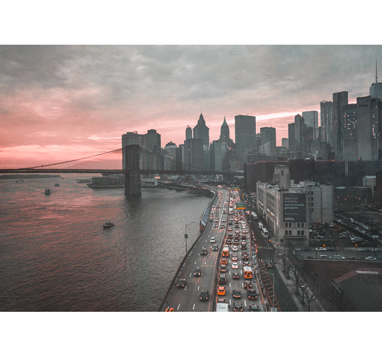 Fototapete new york skyline von manhattan - TenStickers