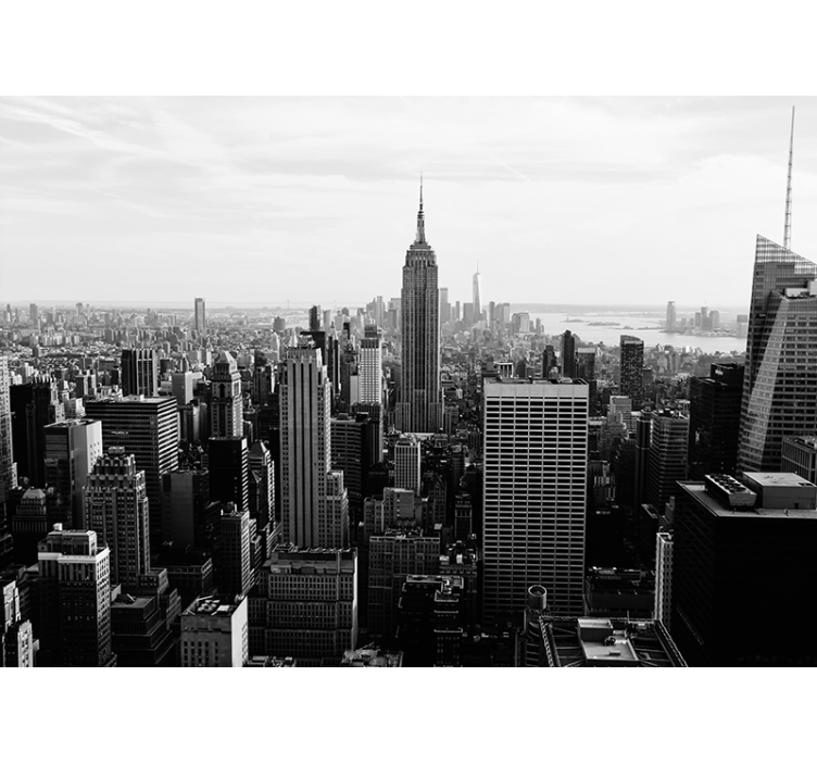 Fototapete New York blick auf das empire state building - TenStickers