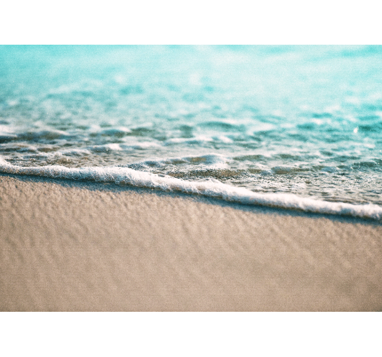 Fototapete meer sanfte wasserwellen - TenStickers