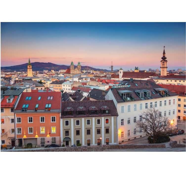 Fototapete Linz österreich stadt - TenStickers