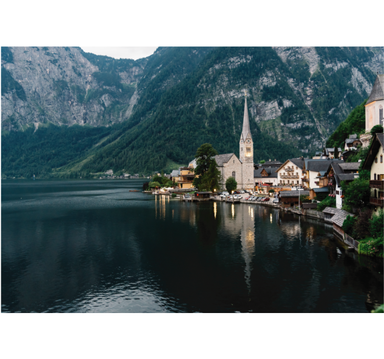 Fototapete Hallstatt österreich - TenStickers