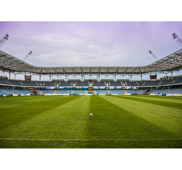 Fototapete städte fußballfeld szene - TenStickers